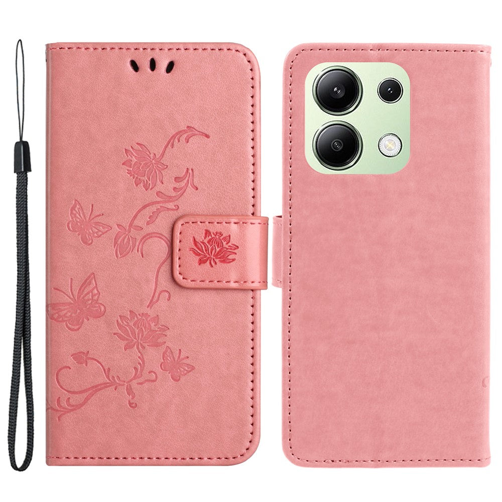Xiaomi Redmi Note 13 4G mobilmobilskal fallskyddande tryckt plånboksfodral