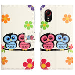 For Samsung Galaxy Xcover7 Case Leather Printed Pattern Phone Protective Cover