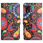 For Samsung Galaxy Xcover7 Case Leather Printed Pattern Phone Protective Cover