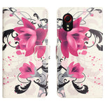 For Samsung Galaxy Xcover7 Case Leather Printed Pattern Phone Protective Cover