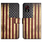For Samsung Galaxy Xcover7 Case Leather Printed Pattern Phone Protective Cover