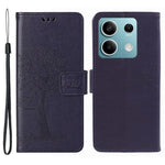 For Xiaomi Redmi Note 13 Pro 5G / Poco X6 5G Cell Phone Case Imprinted Anti-fall Leather Wallet Cover