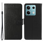 For Xiaomi Redmi Note 13 Pro 5G / Poco X6 5G Cell Phone Case Imprinted Anti-fall Leather Wallet Cover
