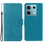 For Xiaomi Redmi Note 13 Pro 5G / Poco X6 5G Cell Phone Case Imprinted Anti-fall Leather Wallet Cover