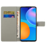 Xiaomi Redmi Note 13 Pro 5G / Poco X6 5G-skal med mönstertryck, PU-läder, mobilskal