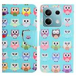 For Xiaomi Redmi Note 13 Pro 5G / Poco X6 5G PU Leather Cover Pattern Design Phone Case