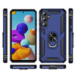For Samsung Galaxy A35 5G Cell Phone Case Ring Kickstand TPU+PC Drop-proof Back Cover