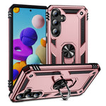 For Samsung Galaxy A35 5G Cell Phone Case Ring Kickstand TPU+PC Drop-proof Back Cover