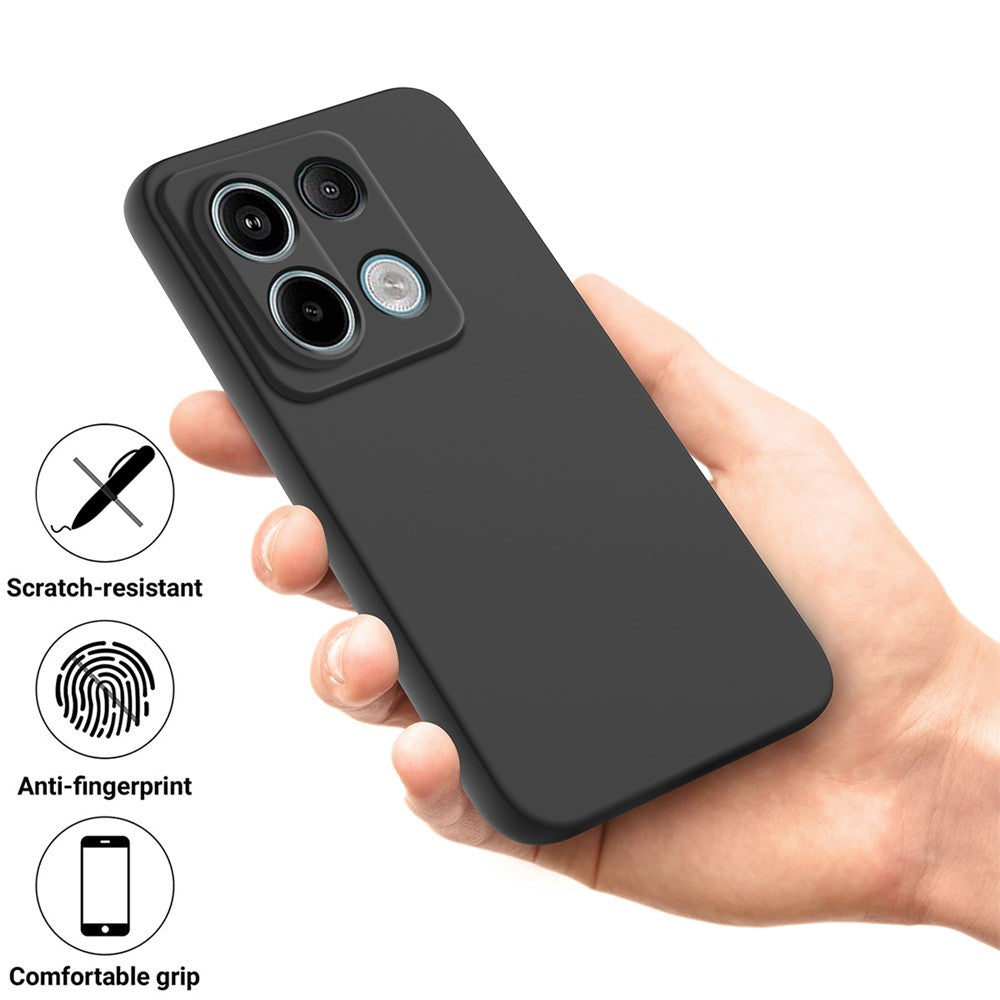 For Xiaomi Poco X6 5G / Redmi Note 13 Pro 5G Case with Strap Liquid Silicone Phone Back Cover