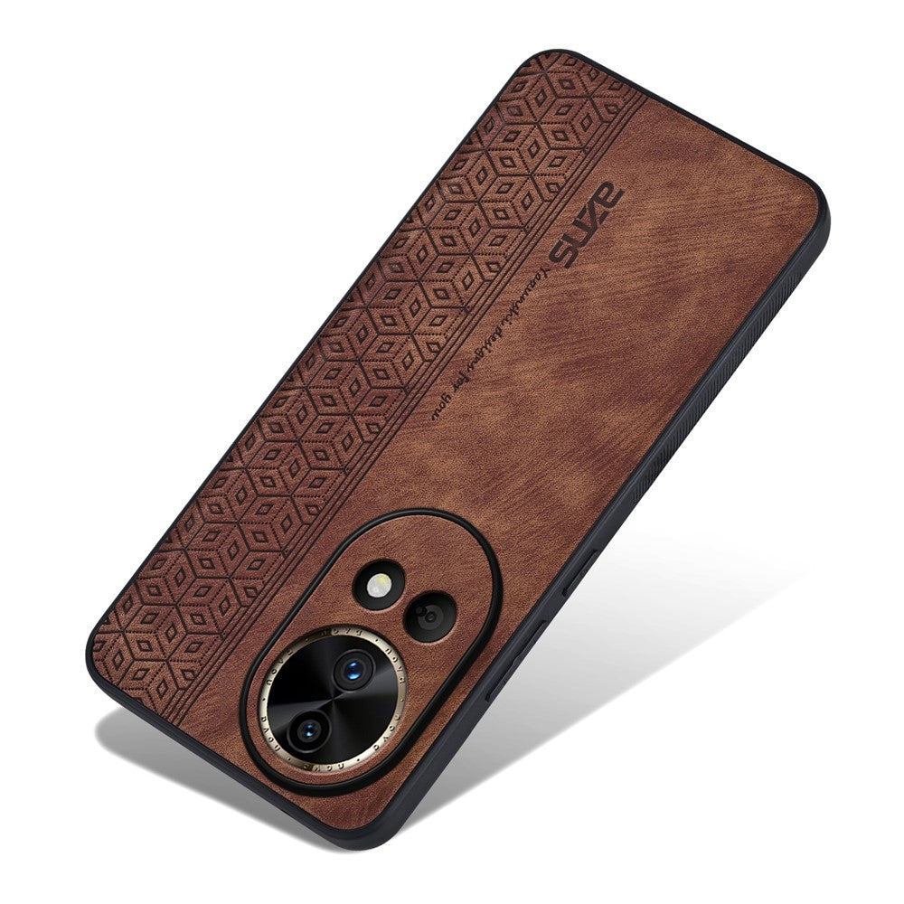AZNS For Huawei nova 12 5G Cell Phone Case Anti-scratch Imprinted Leather + TPU Back Cover