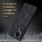 AZNS For Huawei nova 12 5G Cell Phone Case Anti-scratch Imprinted Leather + TPU Back Cover