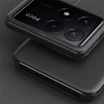 For Xiaomi Poco X6 Pro 5G / Redmi K70E 5G Phone Case Folio Flip PU Leather Stand Cover