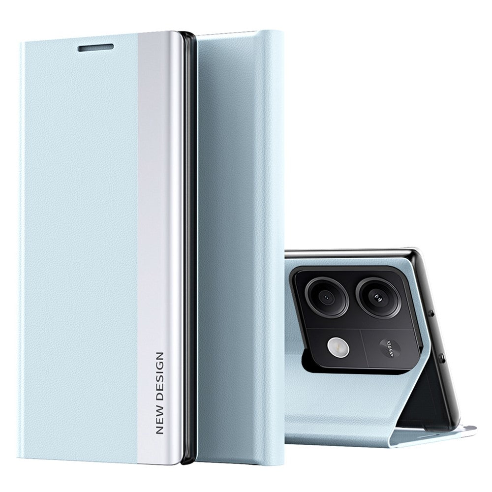 For Xiaomi Redmi Note 13 5G Phone Cover PC Shell+Leather Scratch-proof Case