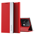 For Xiaomi Redmi Note 13 5G Phone Cover PC Shell+Leather Scratch-proof Case