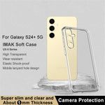 IMAK UX-5 Series For Samsung Galaxy S24+ Case Anti-scratch Clear Slim TPU Cover