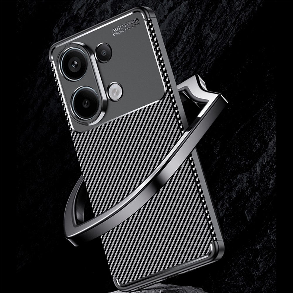 For Xiaomi Redmi Note 13 Pro 4G / Poco M6 Pro 4G TPU Case Phone Cover Carbon Fiber Texture