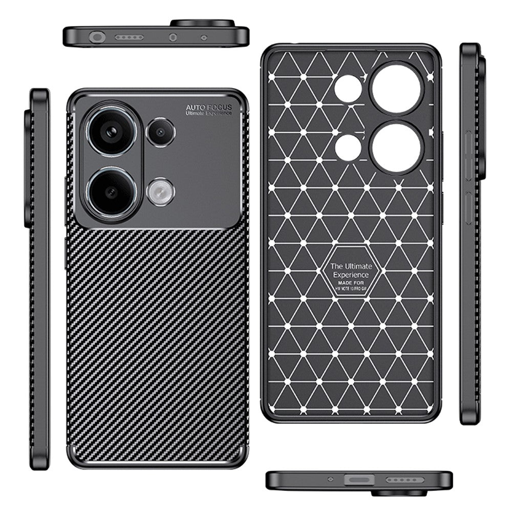 For Xiaomi Redmi Note 13 Pro 4G / Poco M6 Pro 4G TPU Case Phone Cover Carbon Fiber Texture