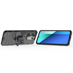 For Xiaomi Redmi Note 13 4G Case PC+TPU Anti-drop Phone Cover with Ring Holder Kickstand