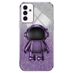 Samsung Galaxy A14 5G / 4G Mobilskal Astronaut Stativ Glitter PC+TPU Skal