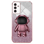 Samsung Galaxy A14 5G / 4G Mobilskal Astronaut Stativ Glitter PC+TPU Skal