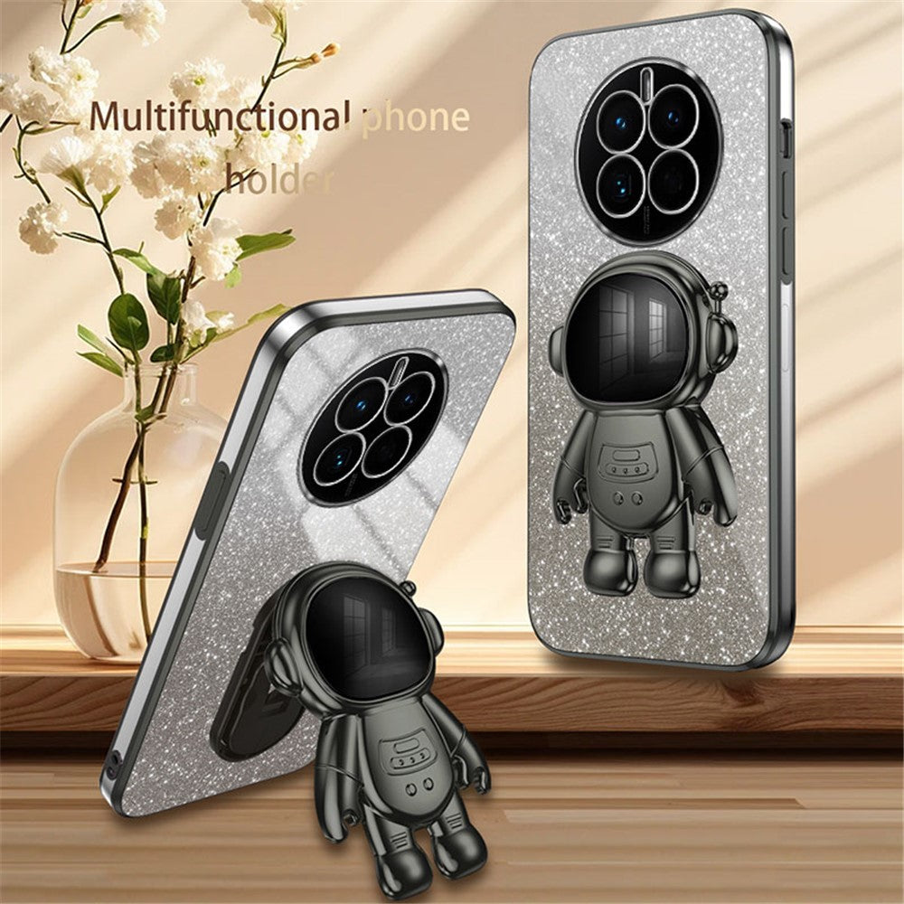 For Huawei Mate 50 4G Case PC+TPU Phone Back Cover with Astronaut Kickstand