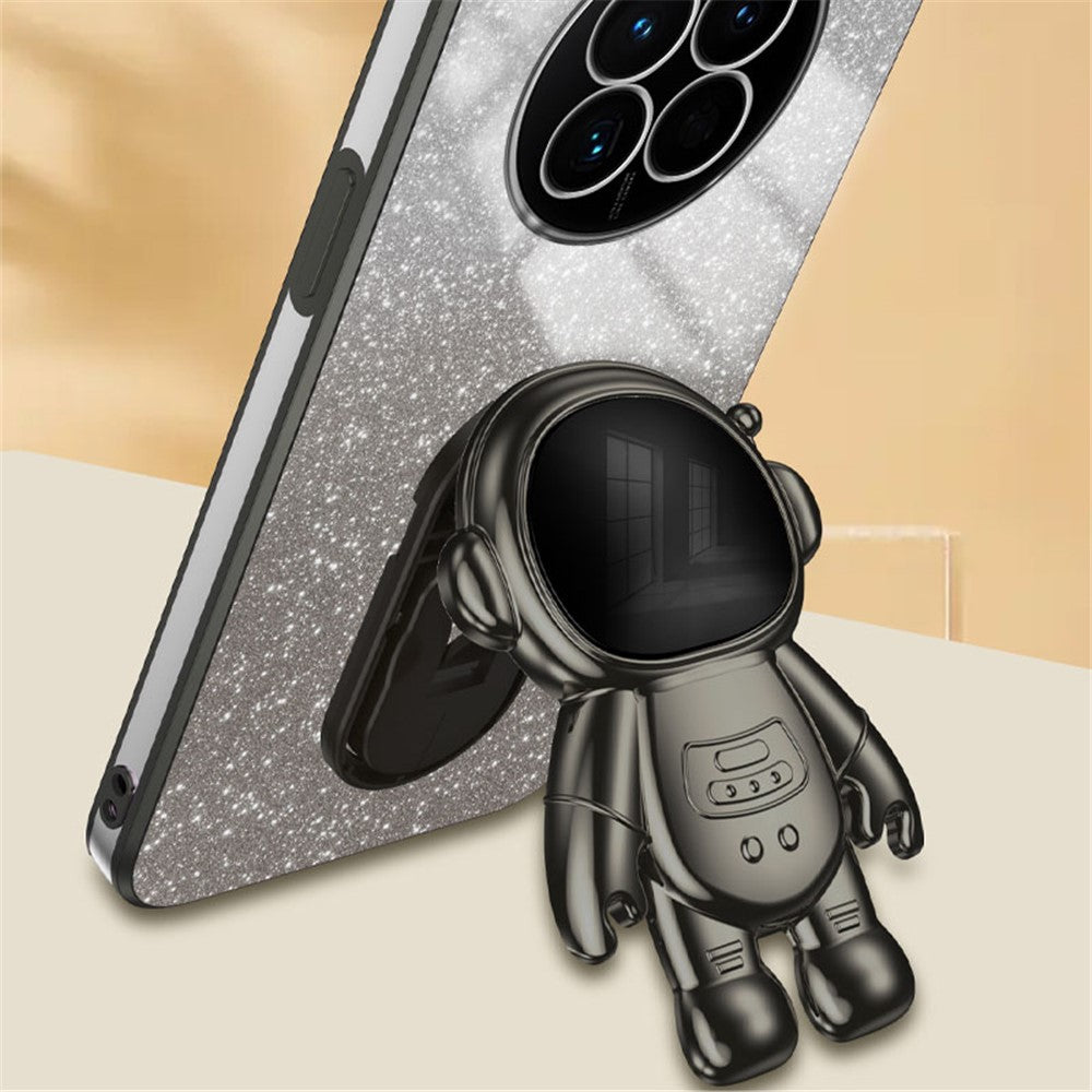 For Huawei Mate 50 4G Case PC+TPU Phone Back Cover with Astronaut Kickstand