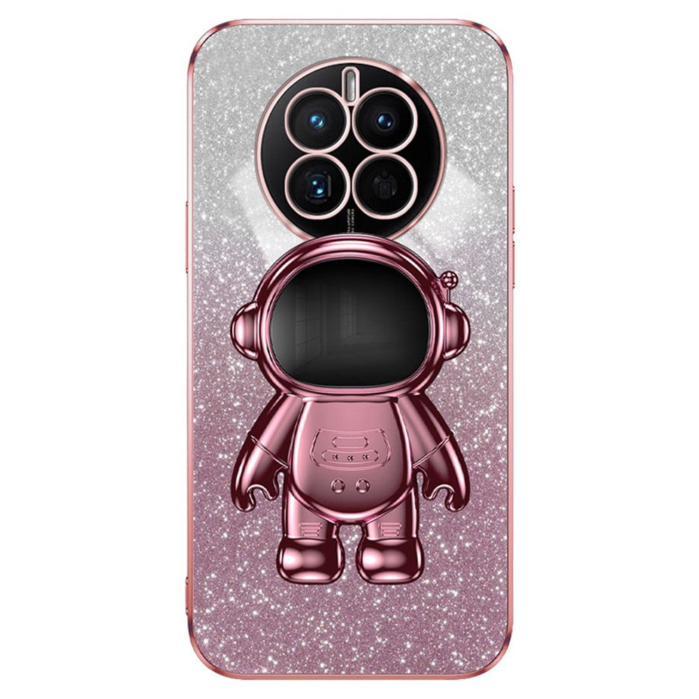 For Huawei Mate 50 4G Case PC+TPU Phone Back Cover with Astronaut Kickstand