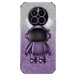 For Huawei Mate 50 4G Case PC+TPU Phone Back Cover with Astronaut Kickstand