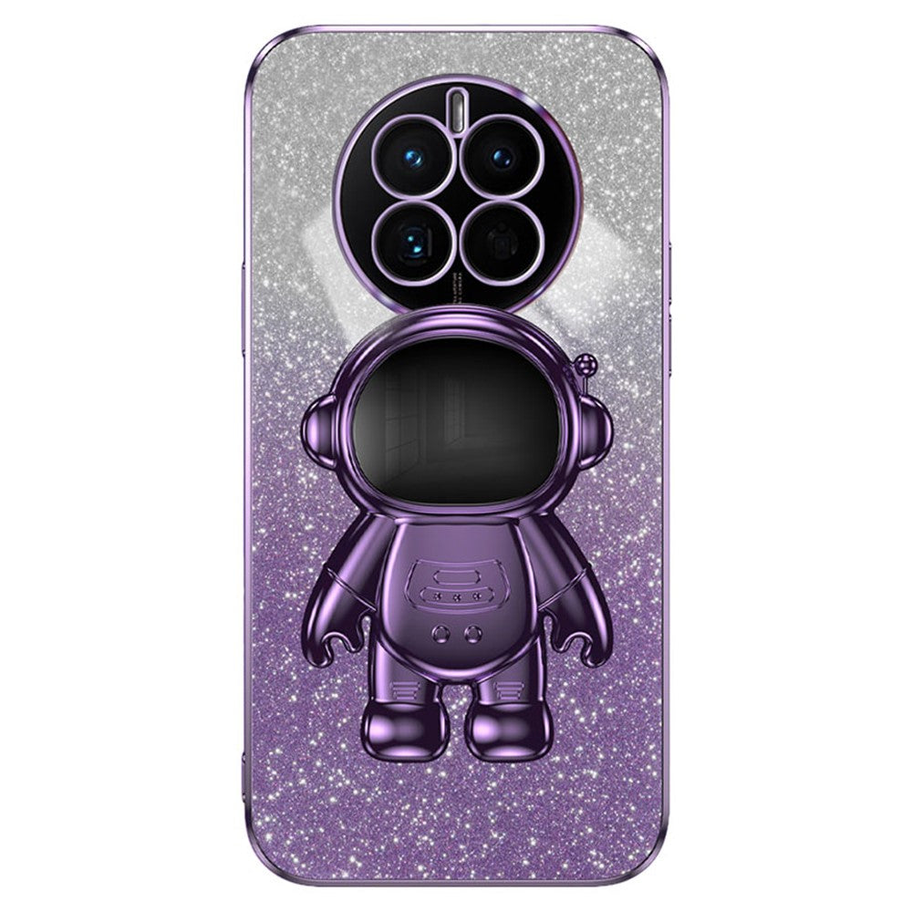 For Huawei Mate 50 4G Case PC+TPU Phone Back Cover with Astronaut Kickstand
