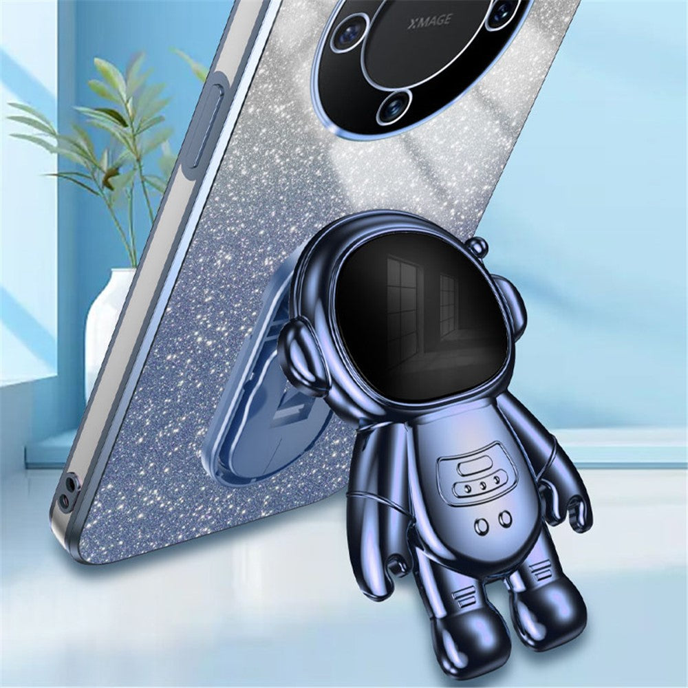 For Huawei Mate 60 Cellphone Case PC+TPU Astronaut Kickstand Back Cover