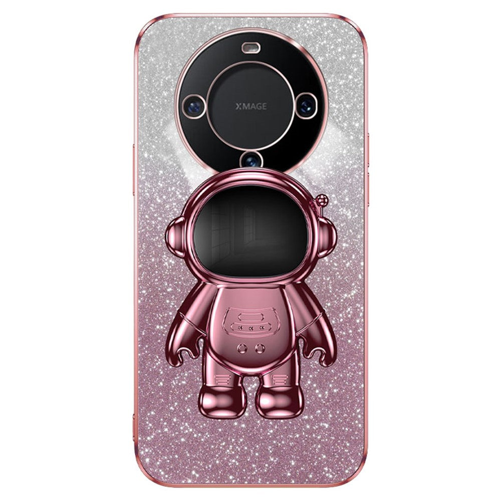 For Huawei Mate 60 Cellphone Case PC+TPU Astronaut Kickstand Back Cover