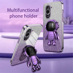 For Huawei nova 10 Pro 4G Cellphone Case Astronaut Kickstand PC+TPU Anti-scratch Cover