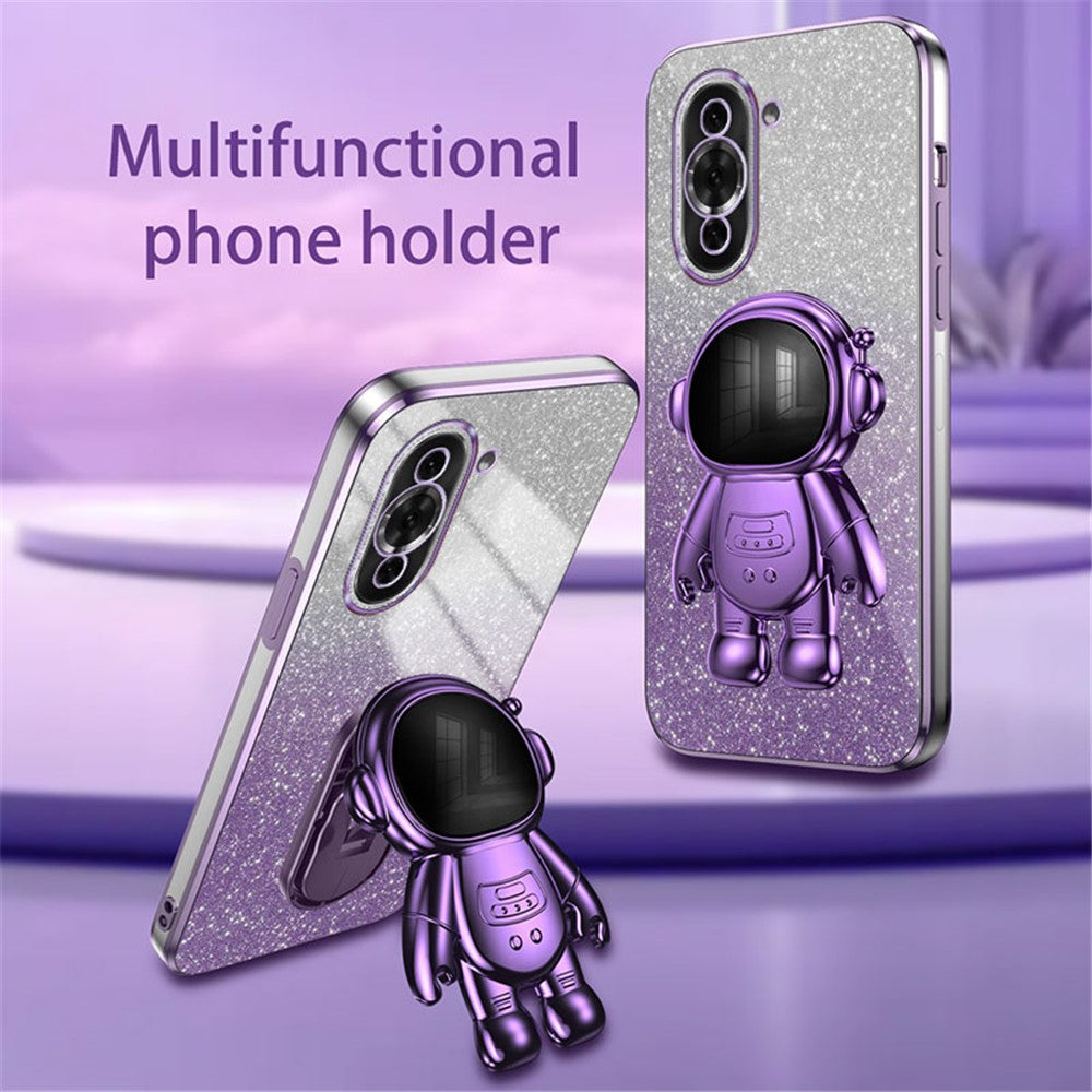 For Huawei nova 10 Pro 4G Cellphone Case Astronaut Kickstand PC+TPU Anti-scratch Cover