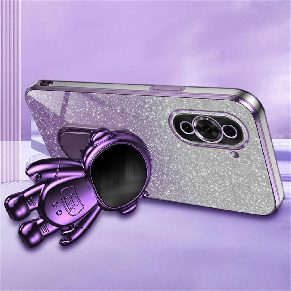 For Huawei nova 10 Pro 4G Cellphone Case Astronaut Kickstand PC+TPU Anti-scratch Cover