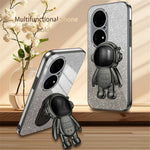 For Huawei P50 Pro 4G Case Astronaut Kickstand Mobile Phone PC+TPU Cover