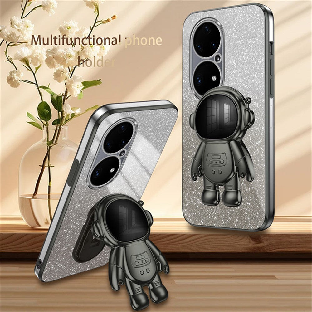 Huawei P50 Pro 4G-skal Astronaut Stativ Mobilmobil PC+TPU-skydd