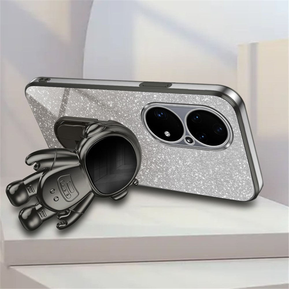 For Huawei P50 Pro 4G Case Astronaut Kickstand Mobile Phone PC+TPU Cover