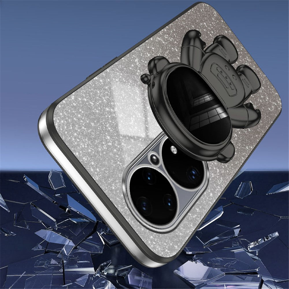 For Huawei P50 Pro 4G Case Astronaut Kickstand Mobile Phone PC+TPU Cover