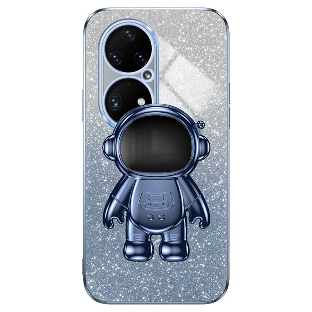 For Huawei P50 Pro 4G Case Astronaut Kickstand Mobile Phone PC+TPU Cover