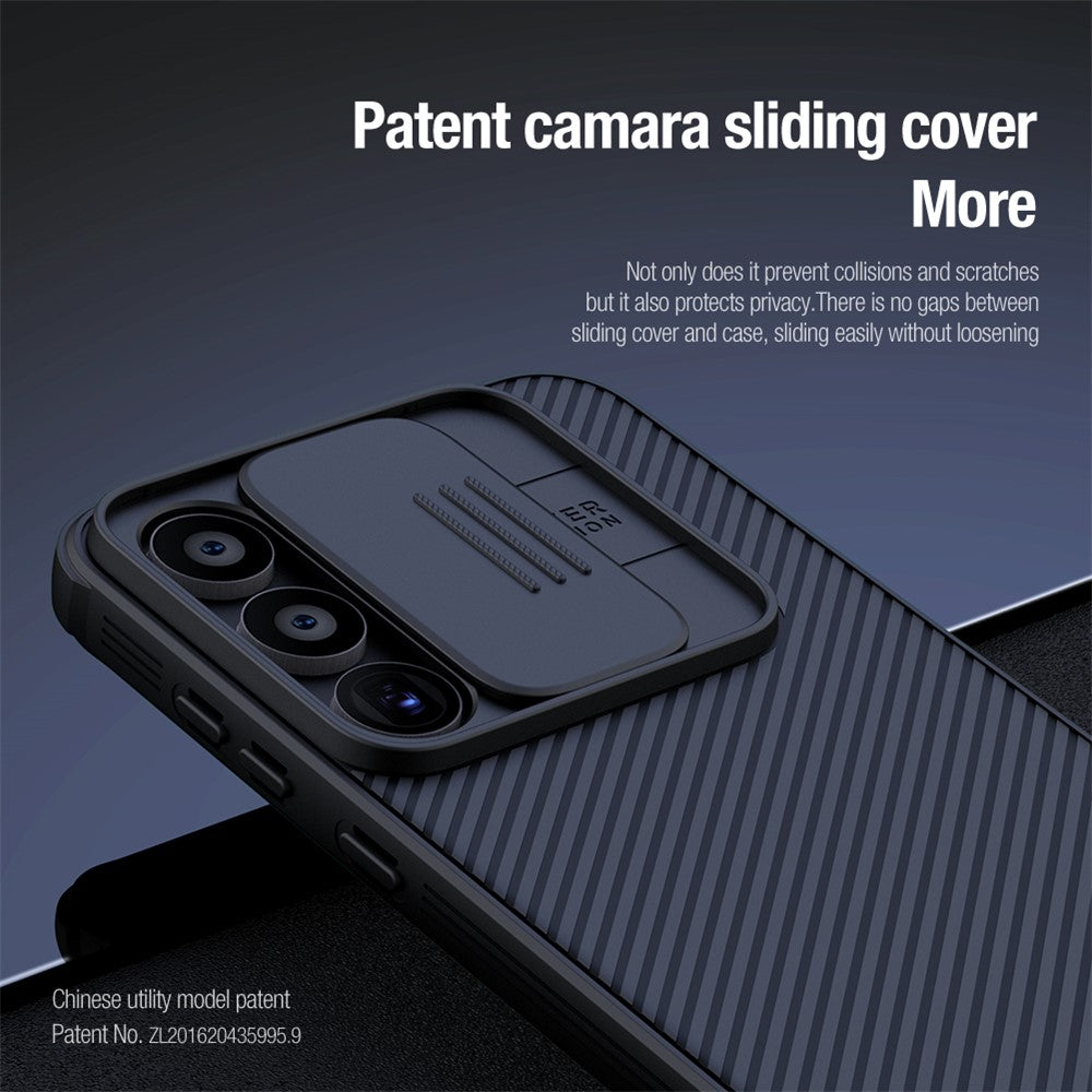 NILLKIN CamShield Pro Series For Samsung Galaxy A55 5G Case Slide Lens Protection PC+TPU Cover