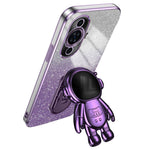 For Huawei nova 11 / nova 12s 4G / nova 12 Lite 4G Case Astronaut Kickstand Electroplating PC+TPU Cover