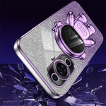 For Huawei nova 11 / nova 12s 4G / nova 12 Lite 4G Case Astronaut Kickstand Electroplating PC+TPU Cover