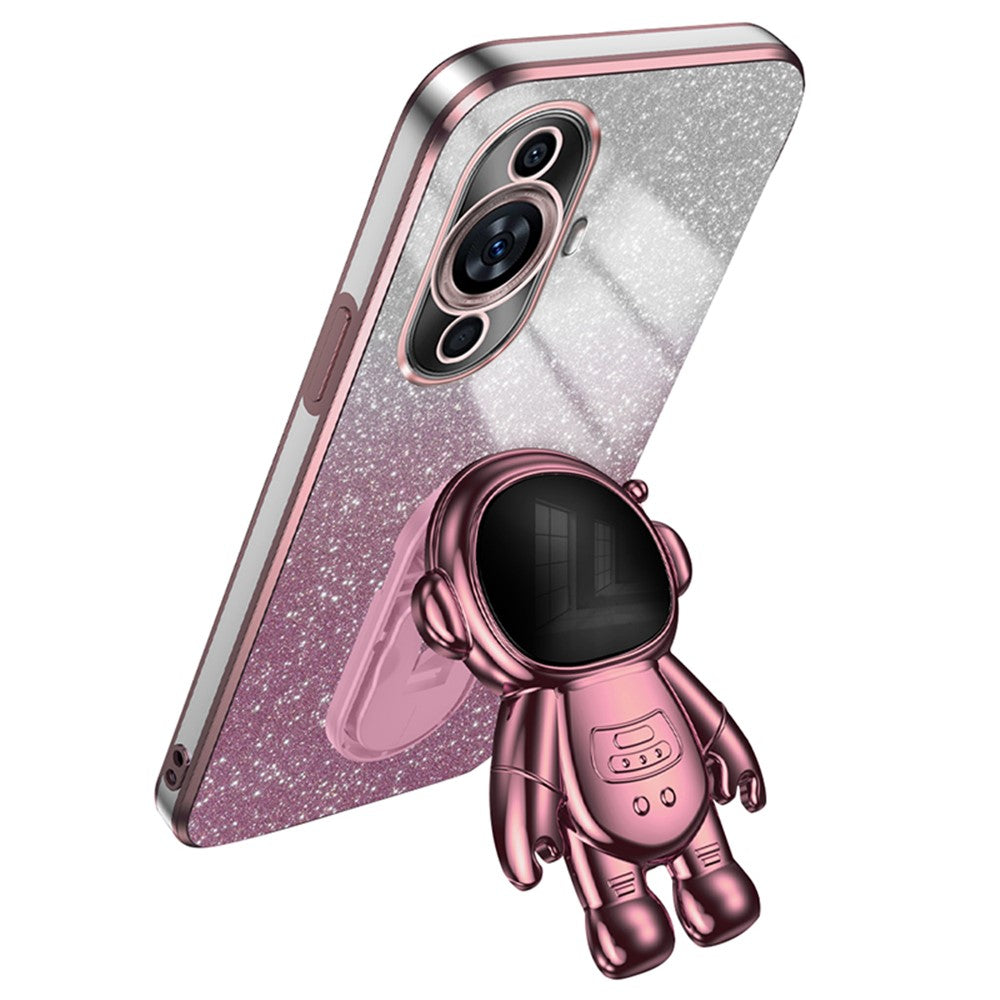For Huawei nova 11 / nova 12s 4G / nova 12 Lite 4G Case Astronaut Kickstand Electroplating PC+TPU Cover