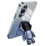 For Huawei nova 11 / nova 12s 4G / nova 12 Lite 4G Case Astronaut Kickstand Electroplating PC+TPU Cover
