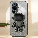 For Huawei nova 11 Pro / nova 11 Ultra Case Electroplating Phone Cover Astronaut Kickstand