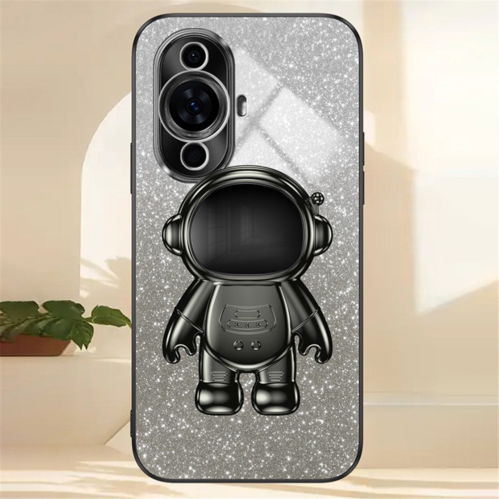 For Huawei nova 11 Pro / nova 11 Ultra Case Electroplating Phone Cover Astronaut Kickstand