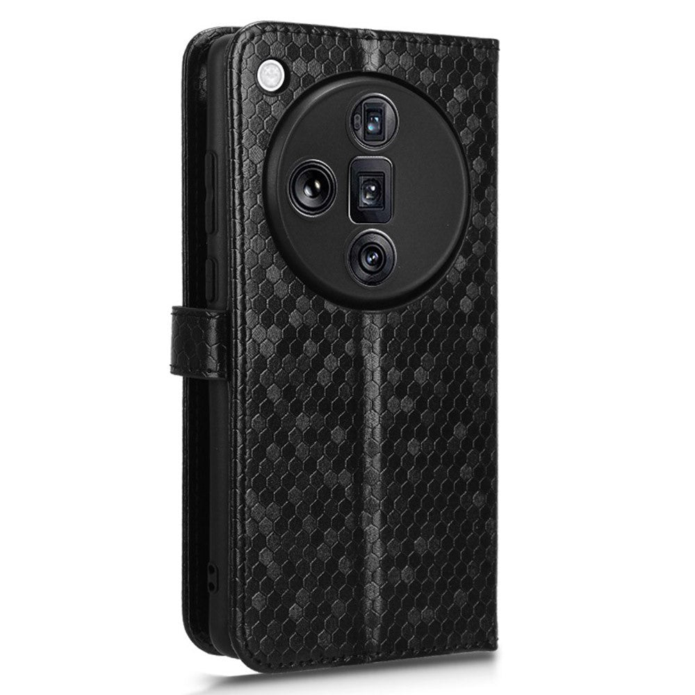 For Oppo Find X7 Ultra / X7 Pro Case Wallet Flip Leather Phone Cover Dot Pattern Imprinted