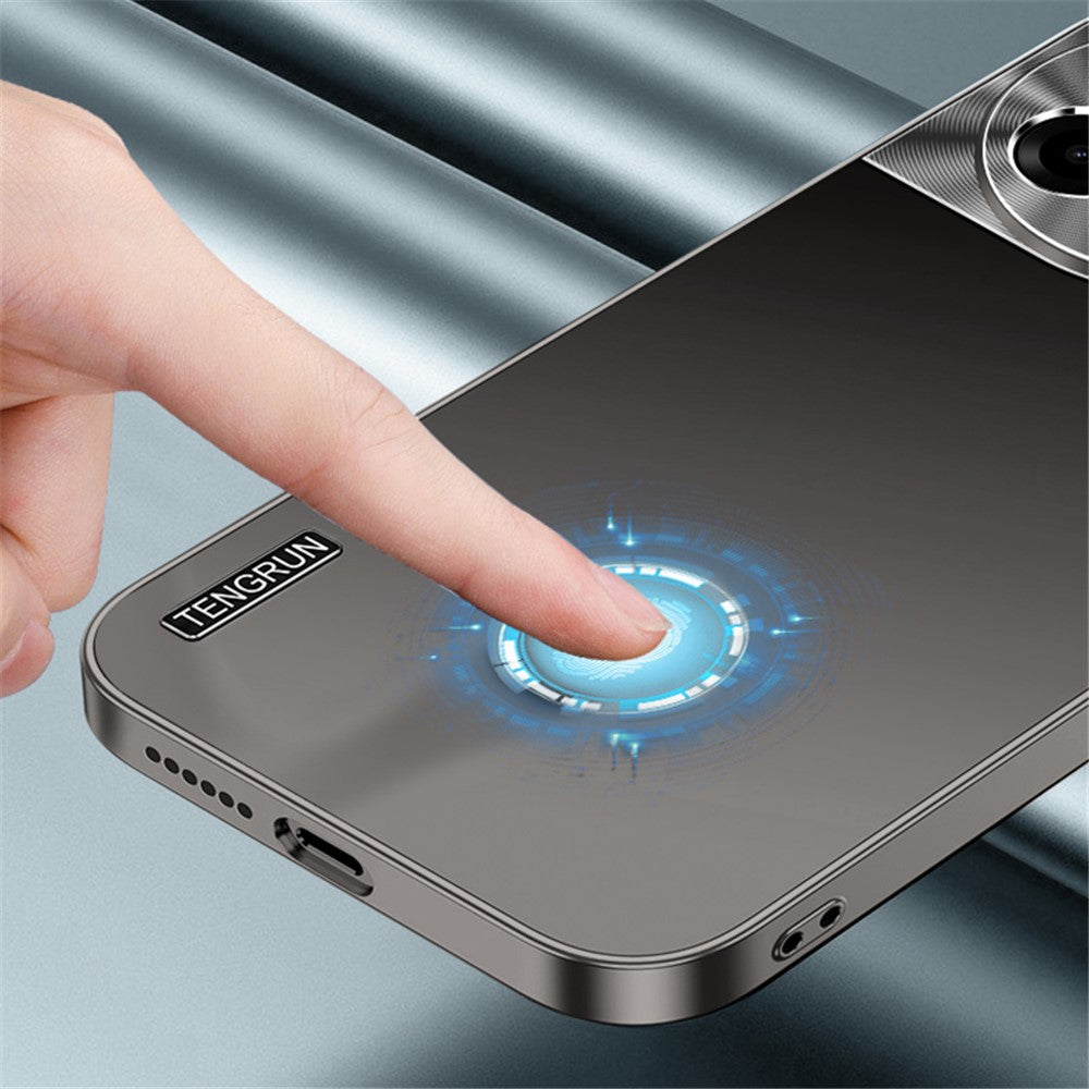 Til OnePlus Ace 3 5G / 12R 5G Etui Matsort PC Telefoncover med Metal Linsebeskyttelse