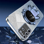 For Samsung Galaxy S20 Ultra Case Precise Cutout Astronaut Kickstand Dustproof PC+TPU Phone Cover