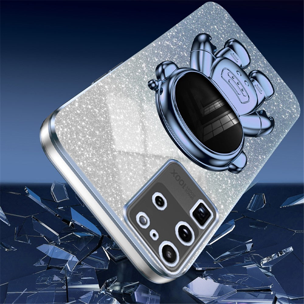 For Samsung Galaxy S20 Ultra Case Precise Cutout Astronaut Kickstand Dustproof PC+TPU Phone Cover